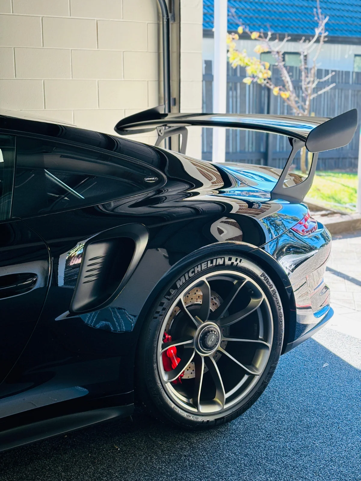 Porsche GT3 RS wheel ceramic coating Tauranga